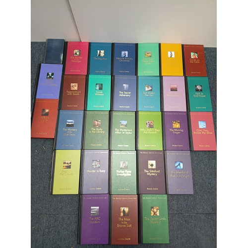 5 - A set of Agatha christie books to include the seven dials mystery. The man in the brown suit, the ar... 