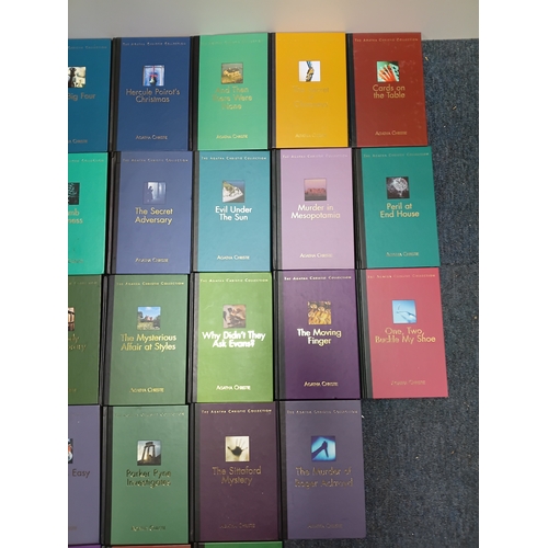 5 - A set of Agatha christie books to include the seven dials mystery. The man in the brown suit, the ar... 