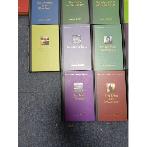 5 - A set of Agatha christie books to include the seven dials mystery. The man in the brown suit, the ar... 