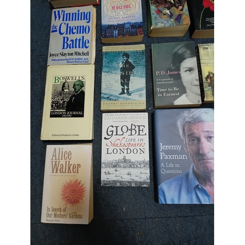 6 - A job lot of books, to include; the pilgrims way, John evelyn, some people, children of the new fore... 