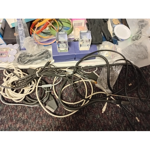 14 - A large job lot of car boot items. Featuring, phone cases, candles, torches, electrical items and mo... 