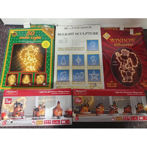 18 - A job lot of Christmas decorations. Featuring, lights, ornaments, a 24 hour timer switch, a candle, ... 