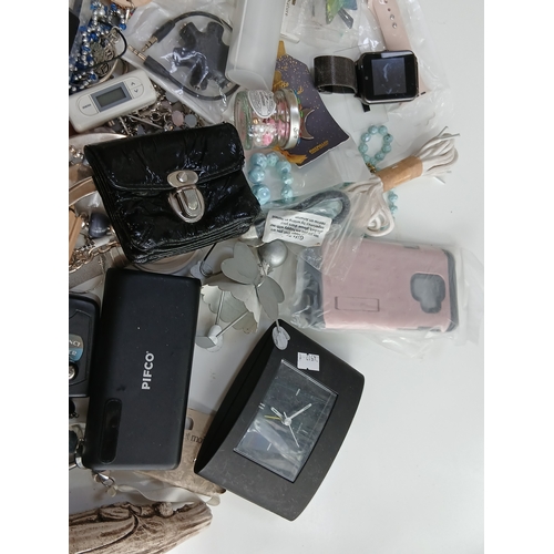 33 - A job lot to include jewellery, perfumes, phone accessories and much more.