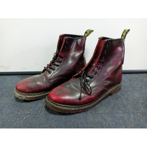 41 - MataMata fasion boots in cherry red. Size 46/11.