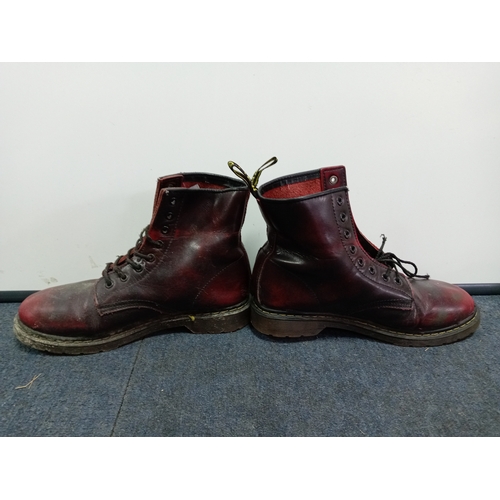 41 - MataMata fasion boots in cherry red. Size 46/11.