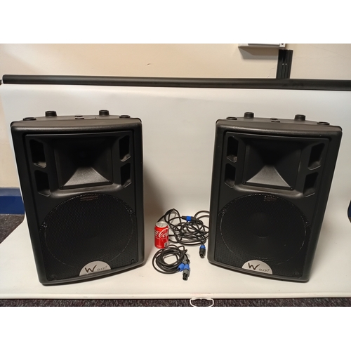 248 - W Audio PSR - 12 active speaker systems designed for professional use. size 60x40 cm