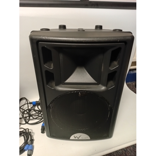 248 - W Audio PSR - 12 active speaker systems designed for professional use. size 60x40 cm