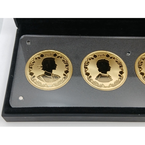 391 - A set of 5 Gibraltar 2021 one crown silver ounce coins in original magnetic case.
