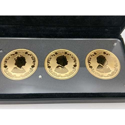 391 - A set of 5 Gibraltar 2021 one crown silver ounce coins in original magnetic case.