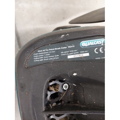 47 - Qualcast 42cm 42.7cc petrol brush cutter. RG415. Untested.