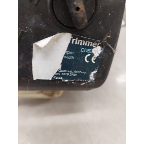 48 - Qualcast petrol Strimmer. Appears complete. Untested as no petrol.
