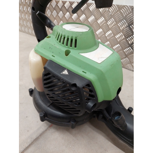 49 - Goplus petrol blower vacuum. GT3396. Needs a part as shown in photos, otherwise in very good conditi... 