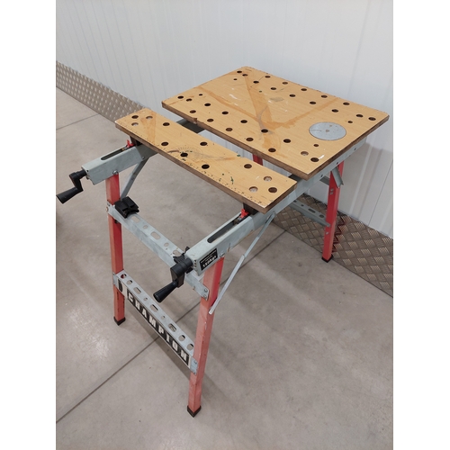 53 - Champion workmate bench adjustable and folding. Overall good condition.