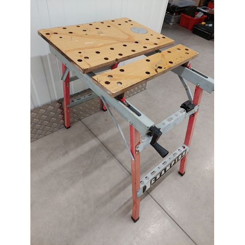 53 - Champion workmate bench adjustable and folding. Overall good condition.