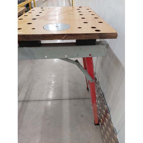 53 - Champion workmate bench adjustable and folding. Overall good condition.