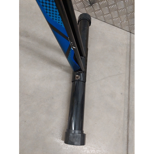 55 - An exerpeutic folding upright exercise bike with pulse. Appears to have had very light usage.