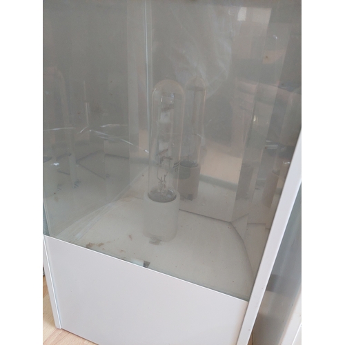 58 - A pair of industrial warehouse light units. One pat tested and working, the other will need rewiring... 