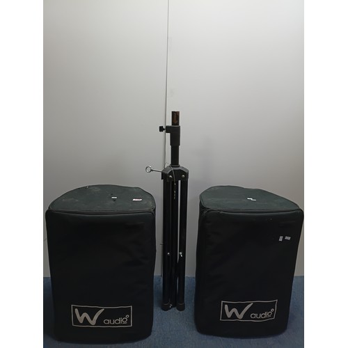 248 - W Audio PSR - 12 active speaker systems designed for professional use. size 60x40 cm