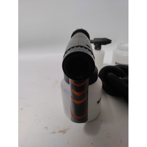 64 - A Terratek 650W Electric Paint Sprayer With a spare tube and accessories. Pat tested and working.