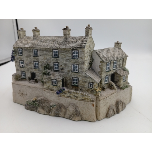 251 - A Danbury Mint collectible sculpture of There May Be Trouble Ahead from BBC Last of the Summer Wine ... 