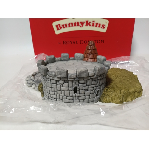 261 - A Royal Doulton Bunnykins display base from the Arthurian Legends collection, with certificate and i... 