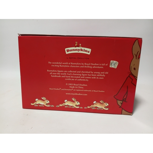 262 - A collectible Royal Doulton Bunnykins ceramic figurine unopened in its original packaging.