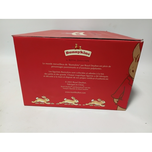 262 - A collectible Royal Doulton Bunnykins ceramic figurine unopened in its original packaging.