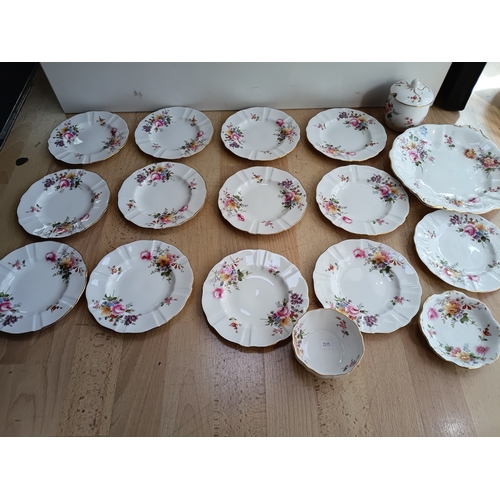 274 - A collection of Royal Crown Derby ceramics to include, 1 platter, 1 sandwich plate, 7 plates, 13 sid... 