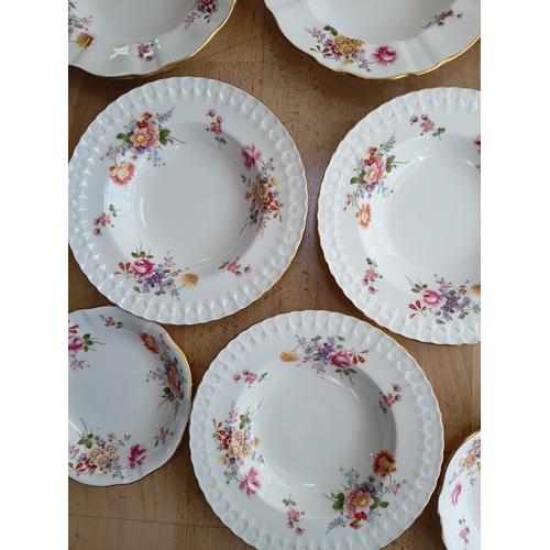 274 - A collection of Royal Crown Derby ceramics to include, 1 platter, 1 sandwich plate, 7 plates, 13 sid... 