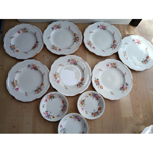 274 - A collection of Royal Crown Derby ceramics to include, 1 platter, 1 sandwich plate, 7 plates, 13 sid... 