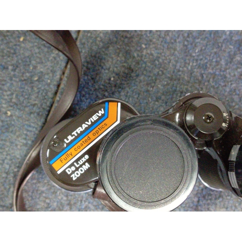 223 - A collection of vintage binoculars, to include; 