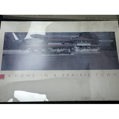 111 - A collection of prints to include, Frank Lloyd Wright Collection Heller House, A Home in a Prairie T... 