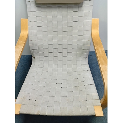 122 - IKEA vintage bentwood rest chair series. Scandinavian design, wooden frame, extremely comfortable.