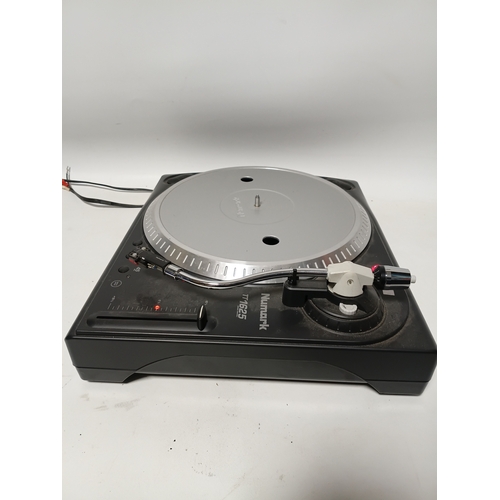 192 - A Numark TT1625 direct-drive DJ turntable record player. Pat tested and working, length 14 inches x ... 