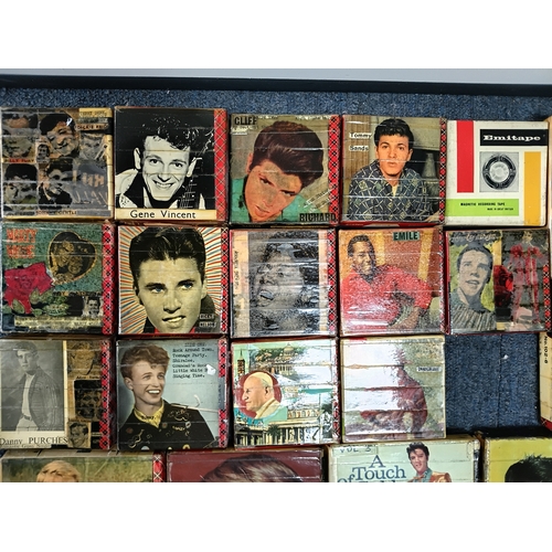 193 - A collection of reel to reel recording tapes of various artists to include, Elvis Presley, Cliff Ric... 