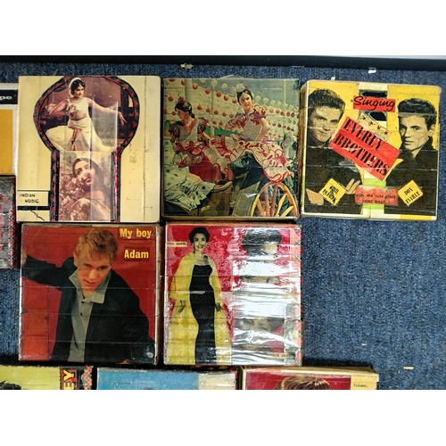 193 - A collection of reel to reel recording tapes of various artists to include, Elvis Presley, Cliff Ric... 