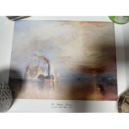 229 - A collection of maps and posters, to include, tribute to the queen mother poster, a map of Worcester... 