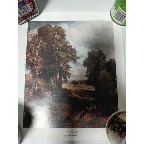229 - A collection of maps and posters, to include, tribute to the queen mother poster, a map of Worcester... 