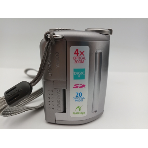186 - A Cannon power shot A620 with 7.1 mega pixels and a travel bag, in good condition fully working.