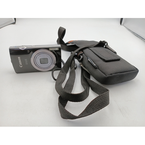 188 - A Canon IXUS cosmetically mint, untested as no charger, comes with carry bag.