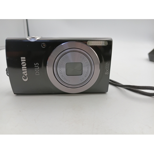188 - A Canon IXUS cosmetically mint, untested as no charger, comes with carry bag.