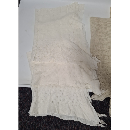 240 - A collection of 5 mid 20th century Babies Wool Blankets to include 2 Scottish Gossamer Creams blanke... 
