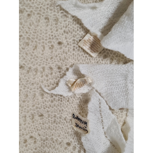 240 - A collection of 5 mid 20th century Babies Wool Blankets to include 2 Scottish Gossamer Creams blanke... 