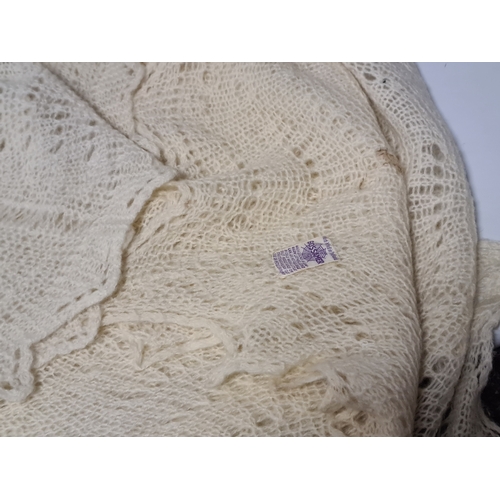 240 - A collection of 5 mid 20th century Babies Wool Blankets to include 2 Scottish Gossamer Creams blanke... 