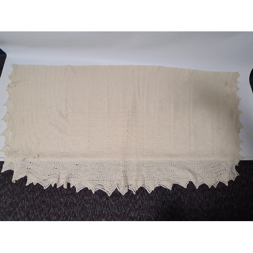 240 - A collection of 5 mid 20th century Babies Wool Blankets to include 2 Scottish Gossamer Creams blanke... 