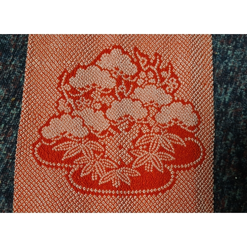 245 - A collection of early to mid 20th century East Asian fabrics to include a Kobe, Japan shirt, a Japan... 