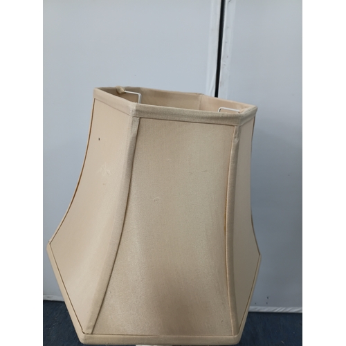 48 - A vintage alabaster table lamp tested and working. Height 27inches x width 17inches