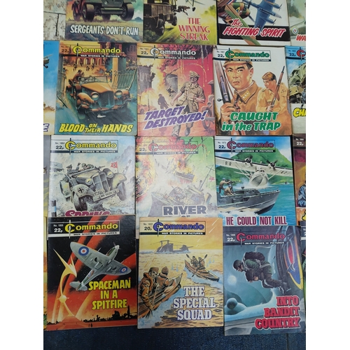 202 - A collection of 47 Commando comics, to include no stopping them, born to be brave, hit fast hit hard... 