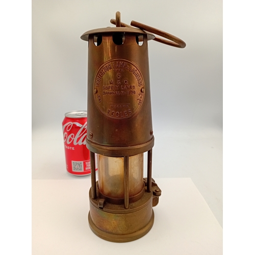 205 - PROTECTOR LAMP Type 6. Vintage safety mining lamp