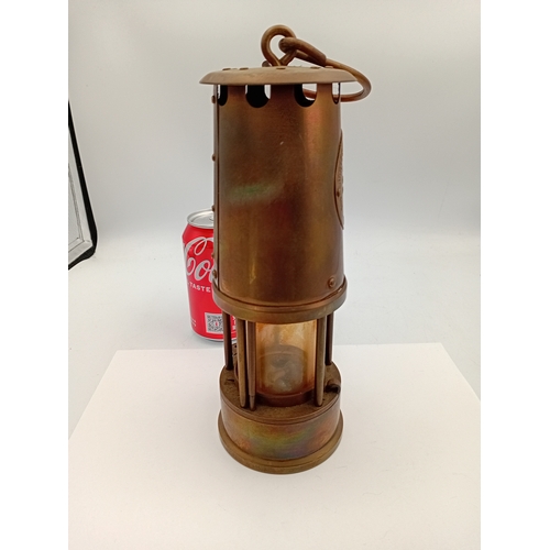 205 - PROTECTOR LAMP Type 6. Vintage safety mining lamp